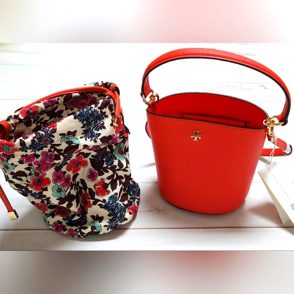 NWT Tory Burch Emerson Mini Bucket Bag Crossbody Shoulder bag - Picture 10 of 14